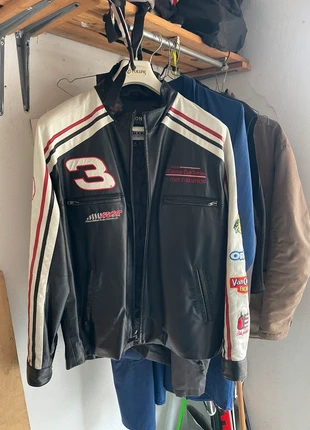 Giubbotto di pelle NASCAR, merk: Chase Authentics, staat: Heel goed, maat: XXL, € 70,00, € 74,20 inclusief Kopersbescherming