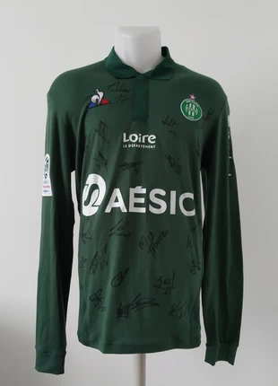 Maillot de Romain Hamouma Signé par l'effectif de l'AS Saint Etienne 2018, brand: Le Coq Sportif, condition: Very good, size: M, €260.00, €273.70 includes Buyer Protection