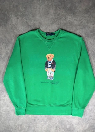 Pull Ralph Lauren | Pull Bear Ours | Col Rond Vert Taille L, brand: Ralph Lauren, condizioni: Ottime, taglia: L, €88.90, €94.05 include la Protezione acquisti