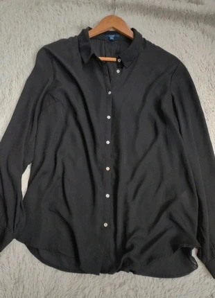 Chemise noire femme taille XL, marque: Kiabi, état: Très bon état, taille: XL / 42 / 14, 7,00 €, 8,05 € Protection acheteurs incluse