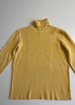 Col roulé jaune brodé – Lauren Ralph Lauren – Taille XL, brand: Ralph Lauren, condizioni: Ottime, taglia: XL / IT 46 / EU 42, €16.00, €17.50 include la Protezione acquisti Pro