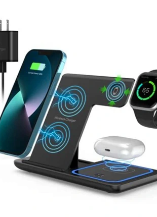Desktop Wireless Charger 3 in 1, marque: Support, état: Neuf sans étiquette, 13,00 €, 14,35 € Protection acheteurs incluse
