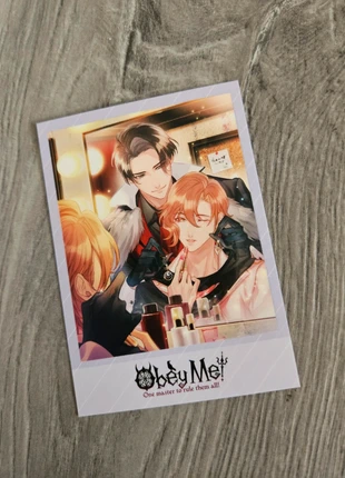 Polaroïd /carte Obey!me officiel Lucifer et Asmo, staat: Heel goed, € 4,00, € 4,90 inclusief Kopersbescherming Pro