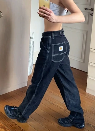 Jean carhartt noir large oversize, marca: Carhartt, estado: Muito bom, tamanho: M / 38 / 10, €40.00, €42.70 inclui Proteção do Comprador