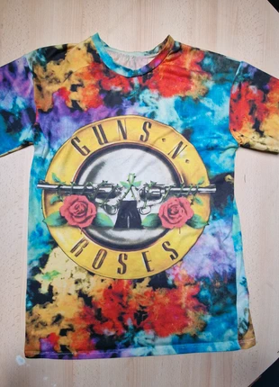 T-shirt multicolore / taille L-XL femme, condizioni: Ottime, taglia: XL / IT 46 / EU 42, €2.50, €3.33 include la Protezione acquisti