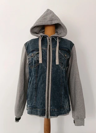 Veste moto en jeans homme - emplacements coques épaules/dorsale - capuche - Harisson M/38 neuf 🌻, brand: Harisson, condition: New without tags, size: M, €69.90, €74.10 includes Buyer Protection