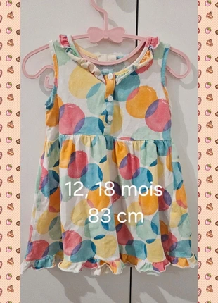 Robe sans manche été bébé fille 12 18 mois prenatal babygirl, brand: Prénatal, condition: Very good, size: 12-18 months / 80 cm, €3.00, €3.85 includes Buyer Protection