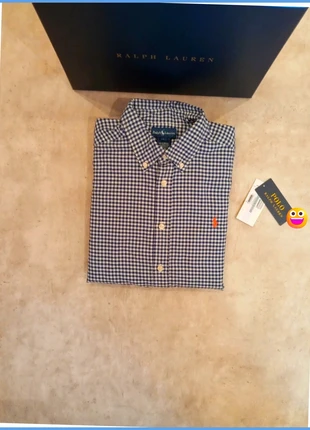 Chemise Ralph Lauren à carreaux bleu et blanc pour homme taille L - 175cm, marca: Ralph Lauren, estado: Muy bueno, tamaño: L, 35,00 €, 37,45 € Protección al comprador Pro incluida