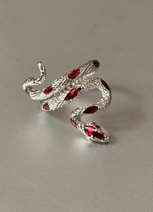 Bague Chrome Red Snake en acier inoxydable, brand: CHROME, condition: Very good, size: Adjustable, €10.00, €11.20 includes Buyer Protection