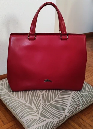 Sac en cuir rouge foncé Longchamp, marca: Longchamp, estado: Muito bom, €89.00, €94.15 inclui Proteção do Comprador
