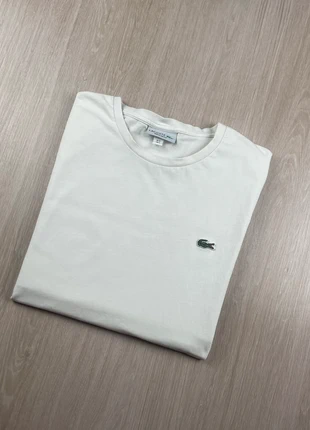 T shirt unis Lacoste blanc taille (L) homme à manche courte en très bonne, marca: Lacoste, estado: Muy bueno, tamaño: L, 19,00 €, 20,65 € Protección al comprador incluida