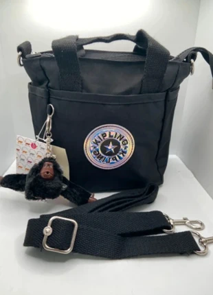 Black Kipling Cross Body / Shoulder Bag with pendant, brand: Kipling, condition: New with tags, £22.50, £24.33 includes Buyer Protection Pro