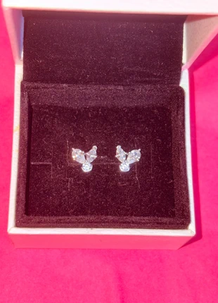 Silver Bunny shaped Zirconia Earrings, brand: Silver, condition: New without tags, £6.99, £8.04 includes Buyer Protection