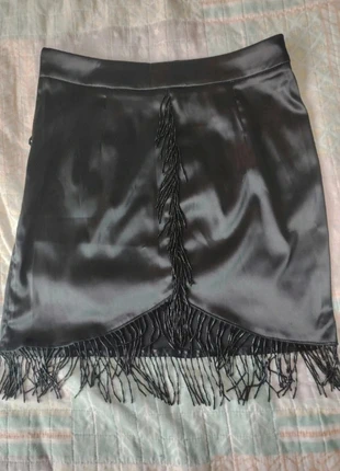 Jupe courte noire neuve, marca: Boutique Parisienne, estado: Novo sem etiquetas, tamanho: S / 36 / 8, €7.00, €8.05 inclui Proteção do Comprador