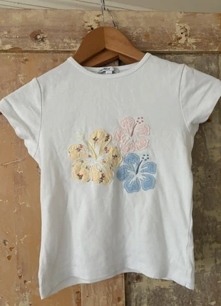 Subdued flower motif T shirt - size XS, brand: Subdued, condition: Very good, size: XS / 6, £4.50, £5.43 includes Buyer Protection