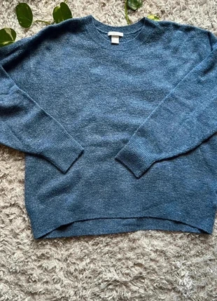 Pull bleu oversize manches bouffantes S H&M, marque: H&M, état: Très bon état, taille: S / 36 / 8, 8,00 €, 9,10 € Protection acheteurs incluse