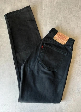 Jean Lévis 501 noir coupe droite - W28 L34, marque: Ralph Lauren, état: Très bon état, taille: W28 | FR 38, 38,22 €, 40,83 € Protection acheteurs incluse