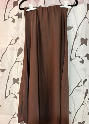 jupe longue satin marron, marque: Boutique indépendante, état: Neuf sans étiquette, taille: Taille unique, 5,00 €, 5,95 € Protection acheteurs incluse
