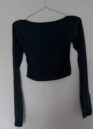 Rückenfreies Oberteil Langarm Grau, marque: Stradivarius, état: Très bon état, taille: S / 36 / 8, 6,00 €, 7,00 € Protection acheteurs incluse