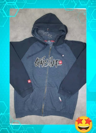 Full zip bleu manches noires Marque Quicksilver Taille L, brand: Quiksilver, condition: Very good, size: L, €29.00, €31.15 includes Buyer Protection Pro