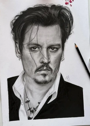 Portrait crayon personnalisé, brand: Fait Main, condizioni: Novità, €35.00, €37.45 include la Protezione acquisti