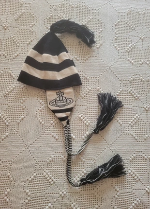 Bonnet Noir Beige à Pompons – Style Y2K Vintage Hiver, marque: y2k, état: Neuf sans étiquette, taille: Taille unique, 19,50 €, 21,18 € Protection acheteurs incluse