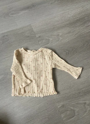 Tee shirt manches longues bebe fille, marque: Kiabi, état: Très bon état, taille: 3-6 mois / 62 cm, 2,00 €, 2,80 € Protection acheteurs incluse