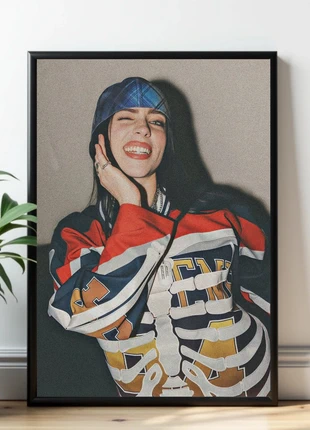 Cuadro Billie Eilish, marca: Billie Eilish, estado: Novo com etiquetas, €13.00, €14.35 inclui Proteção do Comprador