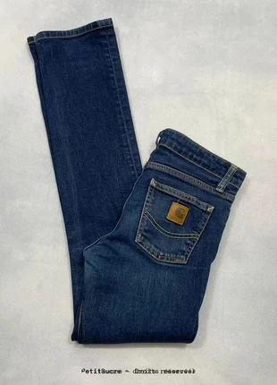 Jean Carhartt y2k Bleu Marine Bootcut slim Taille basse Modèle W' Texas - Taille S w26 /1596B, brand: Carhartt, condition: Very good, size: S / 36 / 8, €34.90, €37.35 includes Buyer Protection Pro
