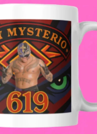 Tendance et Original WWE Rey Mystério Lutteur Mexicain Luchador 619 Fan Amateur De Lutte, brand: Mug, condizioni: Ottime, €9.90, €11.10 include la Protezione acquisti