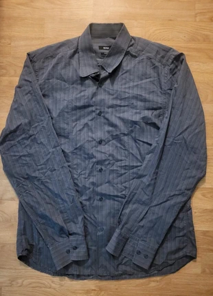 Chemise à rayures bleu Hugo Boss taille XL, brand: Hugo Boss, condition: Very good, size: XL, €10.00, €11.20 includes Buyer Protection