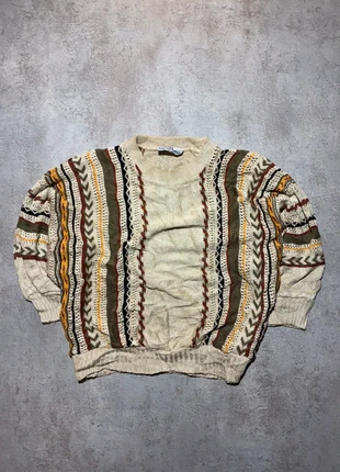 Pull-over d’hiver madré un USA vintage à motifs | Taille S | Couleur Beige/Crème, marque: Vintage, état: Très bon état, taille: S / 36 / 8, 15,00 €, 16,45 € Protection acheteurs incluse