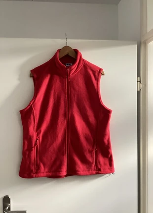 Vintage rode fleece bodywarmer Russell maat XL, merk: Russell, staat: Heel goed, maat: XL / 42 / 14, € 4,75, € 5,69 inclusief Kopersbescherming