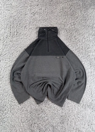 Quarter Zip Polar Fleece Vintage Grey Retro Design, merk: Vintage Dressing, staat: Heel goed, maat: L, € 24,95, € 26,90 inclusief Kopersbescherming