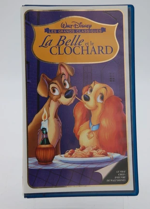 Vhs Walt Disney - La Belle et le Clochard - Excellent, état: Bon état, 5,00 €, 5,95 € Protection acheteurs (Pro) incluse