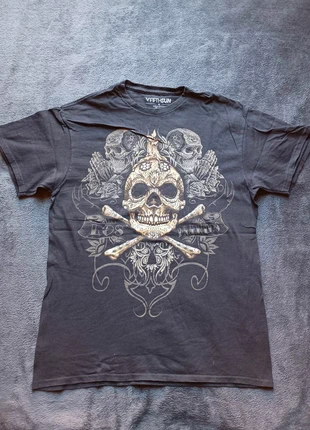 Fifth Sun Skull T-Shirt, marque: Affliction, état: Bon état, taille: M, 16,00 €, 17,50 € Protection acheteurs (Pro) incluse