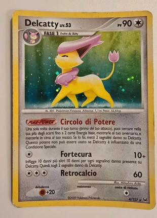 🇮🇹 Delcatty (Holo Cosmog) ~ Platine, marke: Pokémon, zustand: Gut, 12,99 €, 14,34 € inklusive Vinted-Käuferschutz