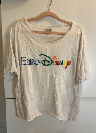 T-shirt blanc Euro Disney x Benetton – Taille M – 100% coton, brand: United Colors of Benetton, condizioni: Buone, taglia: M / IT 42 / EU 38, €5.00, €5.95 include la Protezione acquisti
