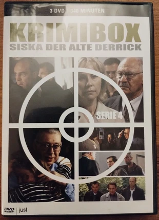 Dvd Krimibox: Siska/Der Alte/Derrick - Serie 4, staat: Goed, € 5,00, € 5,95 inclusief Kopersbescherming