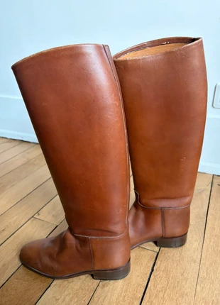 Bottes cavalières en cuir, marque: Made In Italy, état: Très bon état, taille: 39, 50,00 €, 53,20 € Protection acheteurs incluse
