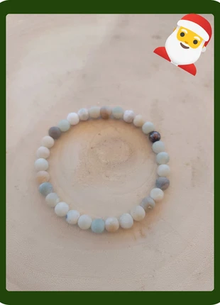 Bracelet en pierre d'amazonite, merk: créa 'Dolce, staat: Nieuw zonder prijskaartje, € 9,90, € 11,10 inclusief Kopersbescherming
