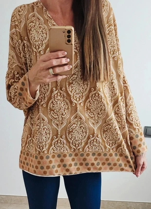 Original sueter Ocre Vintage Rococó T-46🧡💛, brand: Made In Italy, condizioni: Nuovo senza cartellino, taglia: XXXL / IT 50 / EU 46, €15.00, €16.45 include la Protezione acquisti