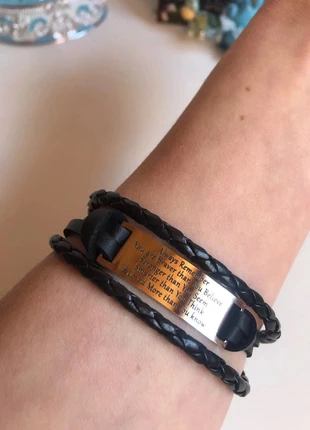 Favoloso bracciale con frase motivazionale, état: Neuf sans étiquette, 7,90 €, 9,00 € Protection acheteurs incluse