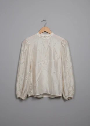 MSCH Copenhagen – New Minimalistic & Graceful Puffy Sleeve Blouse 🌟 XL 💎👠, marca: MSCH Copenhagen, estado: Novo com etiquetas, tamanho: XL / 42 / 14, €44.99, €47.94 inclui Proteção do Comprador Pro