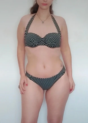Bikini a pois balconnet pinup taille 40, état: Très bon état, taille: L / 40 / 12, 9,90 €, 11,10 € Protection acheteurs (Pro) incluse