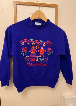 Vintage Benetton 012 child’s jumper size medium, brand: Benetton, condition: Very good, size: M, £10.00, £11.10 includes Buyer Protection
