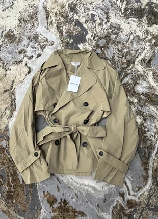 Brand new viral trending katch me coffee trench cropped coat jacket size medium (10-12), brand: Katch Me, condition: New with tags, size: M / UK 12-14, £24.00, £25.90 includes Buyer Protection