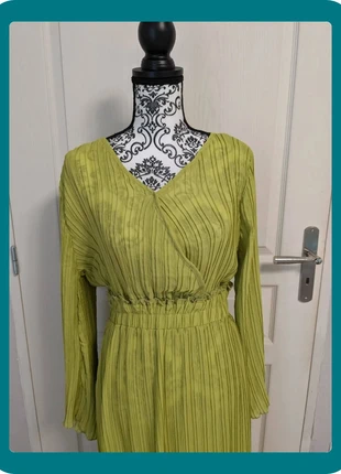 Robe longue plissée verte – Taille 40 – Neuve avec étiquette, marca: Tendance, estado: Nuevo con etiquetas, tamaño: L / 40 / 12, 15,00 €, 16,45 € Protección al comprador incluida