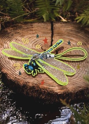 Strap téléphone libellule, marque: Fait Main, état: Très bon état, 7,00 €, 8,05 € Protection acheteurs incluse