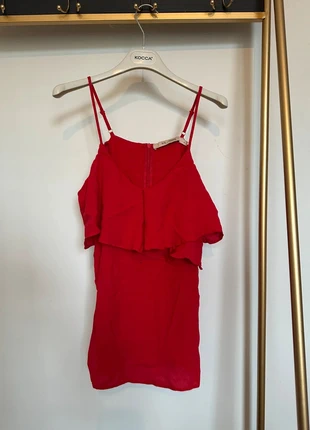 Rue de Femme rode top maat S/M – chique feest top vrouwelijk elegant, brand: RUE de FEMME, condizioni: Ottime, taglia: S / IT 40 / EU 36, €6.99, €8.04 include la Protezione acquisti